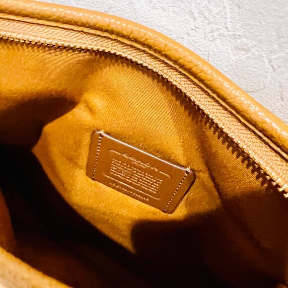 COACH CROSSBODY PURSE TAN LEATHER - Picture 3 of 6